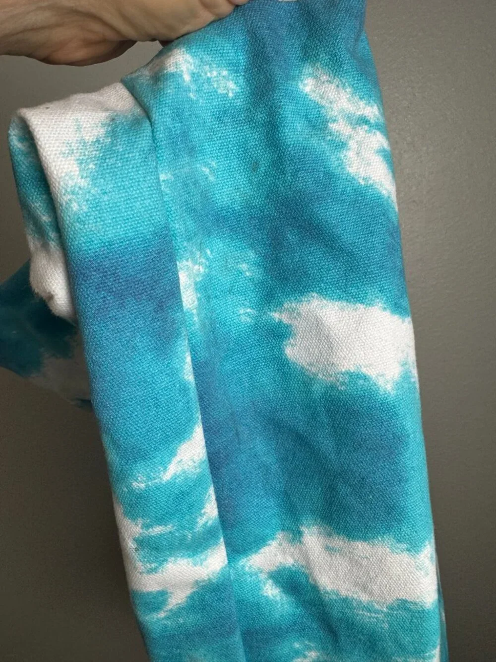 NWOT Canvas Large Tie Dye Tote